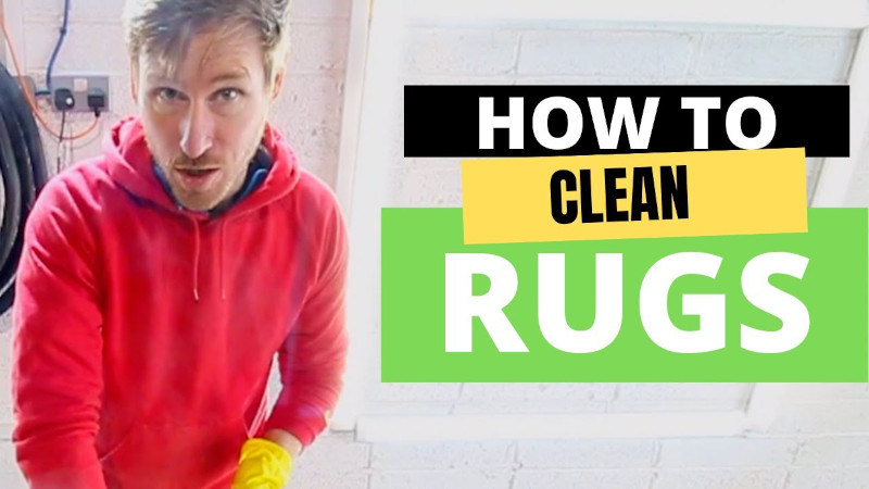 how to clean rugs poster with carl sands